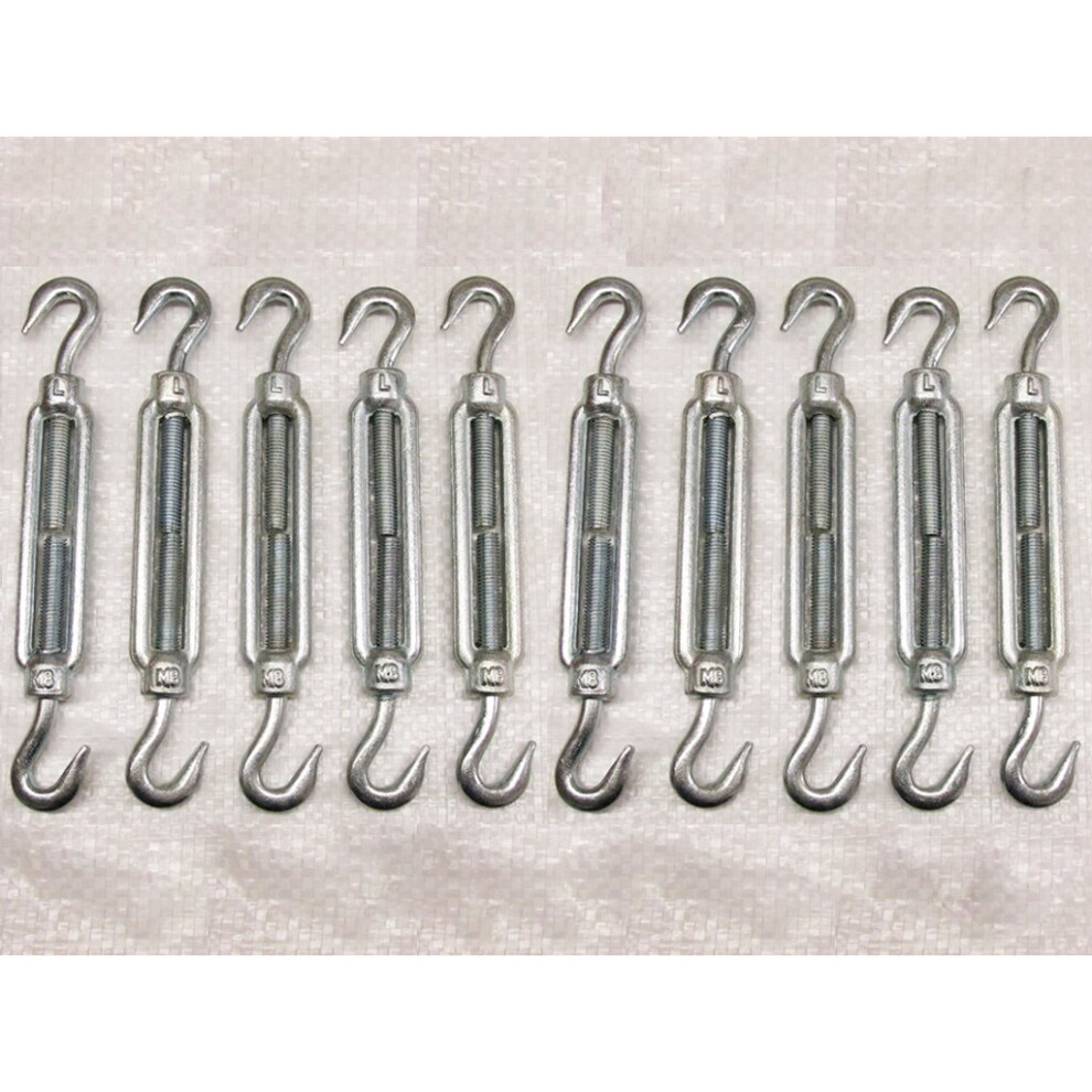 Photos - Other for Repair SecureFix Direct  Hook & Hook Galvanised Turnbuckles From 6MM - 24MM (M22, Pack of 10)