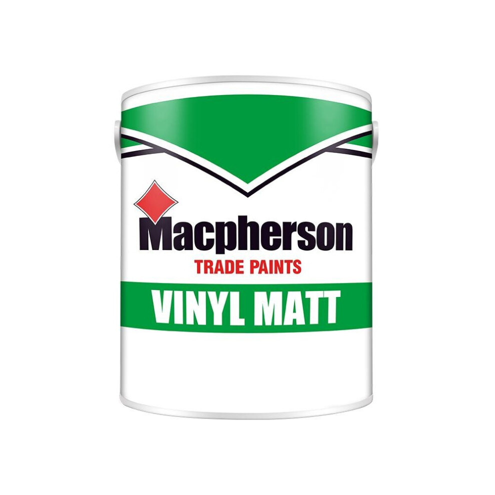 Macpherson Emulsion Vinyl Matt White - 5L 5010584062405