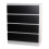 Skagen (White/Black) 4 Drawer Wooden Bedroom Chest Cabinet No Handles 1