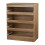Skagen (Brown/White) 4 Drawer Wooden Bedroom Chest Cabinet No Handles 2