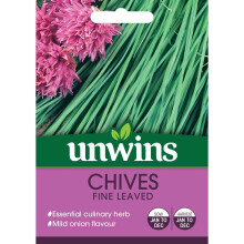 Unwins Grow Your Own Fine Delicious Leaved Chives Herb Seeds
