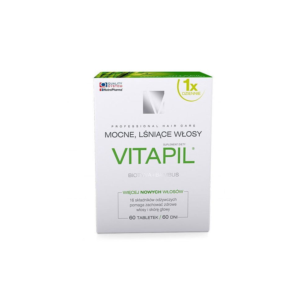 Vitapil, biotyna + bambus, 60 tabletek