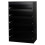 Skagen (Black) 5 Drawer Wooden Bedroom Chest Cabinet No Handles 3