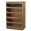 Skagen (Oak/Black) 5 Drawer Wooden Bedroom Chest Cabinet No Handles 3