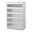 Skagen (White/Black) 5 Drawer Wooden Bedroom Chest Cabinet No Handles 3