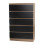 Skagen (Oak/Black) 5 Drawer Wooden Bedroom Chest Cabinet No Handles 1