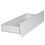 Skagen (White) 5 Drawer Wooden Bedroom Chest Cabinet No Handles 4