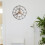 60CM Extra Large Roman Gear Clock Numerals Wall Clock Giant Open Face 11