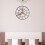 60CM Extra Large Roman Gear Clock Numerals Wall Clock Giant Open Face 6