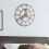 60CM Extra Large Roman Gear Clock Numerals Wall Clock Giant Open Face 8