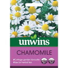 Unwins Grow Your Own Chamomile Herb Seeds - Pleasantly Scented, Ideal for Tea, Easy to Grow, 700 Seeds