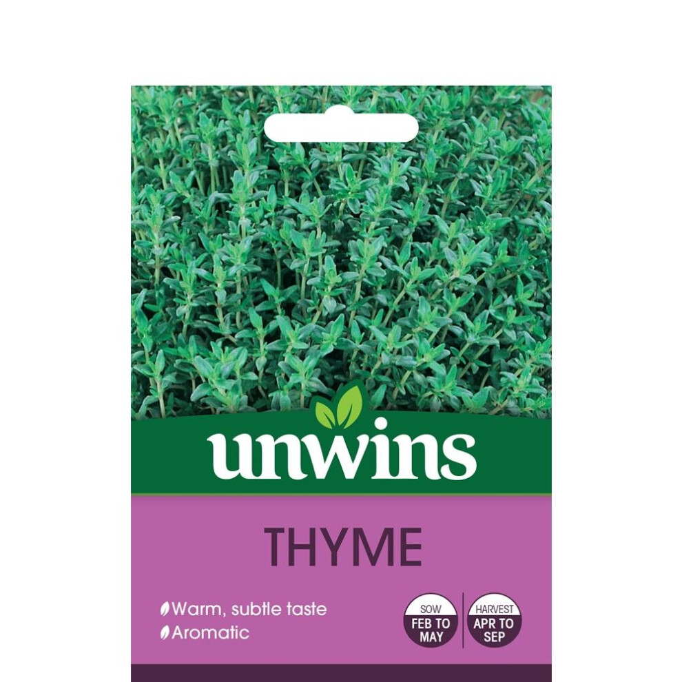 Unwins Grow Your Own Fine Delicious Thyme Herb Seeds