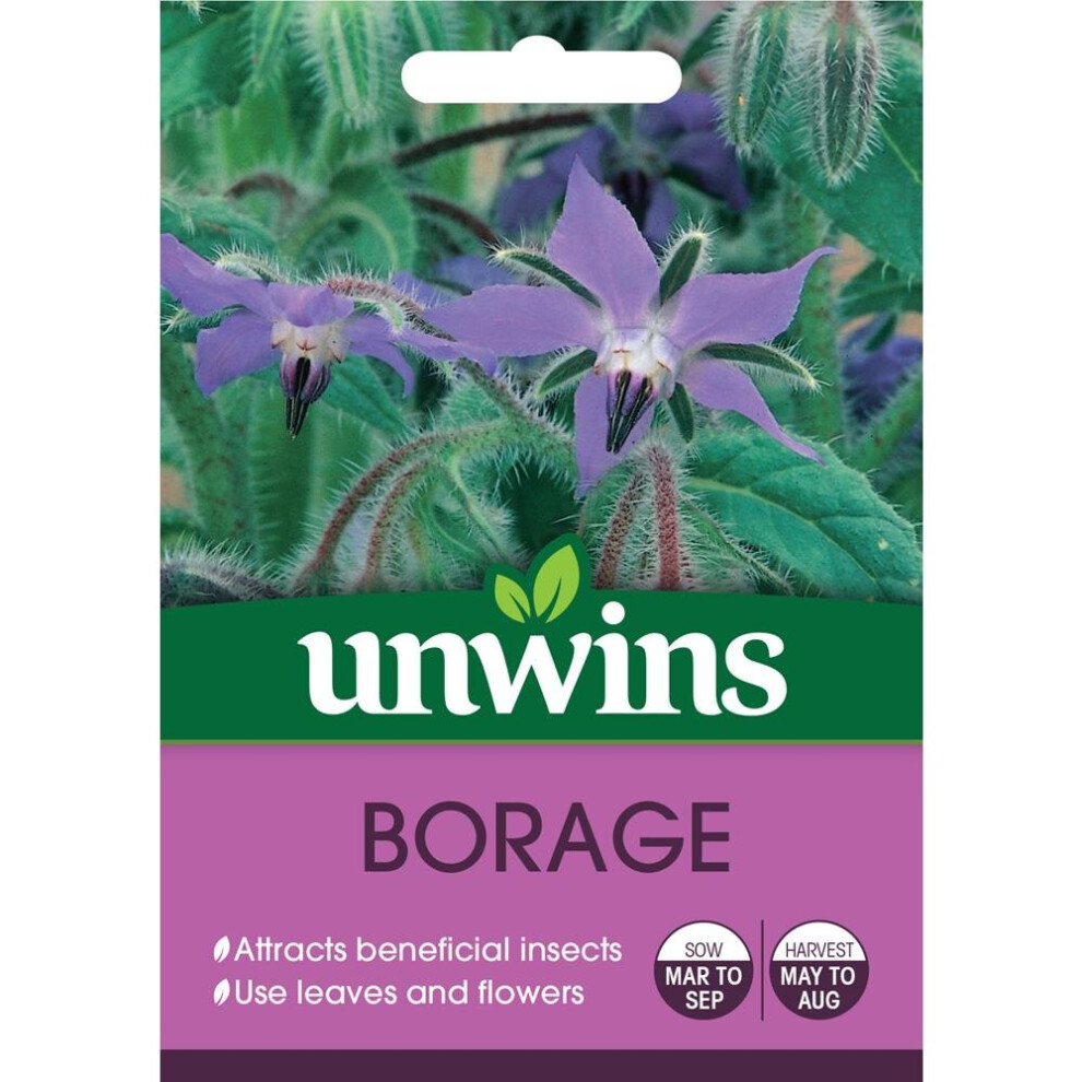 Unwins Grow Your Own Easy To Grow Borage Herb Seeds