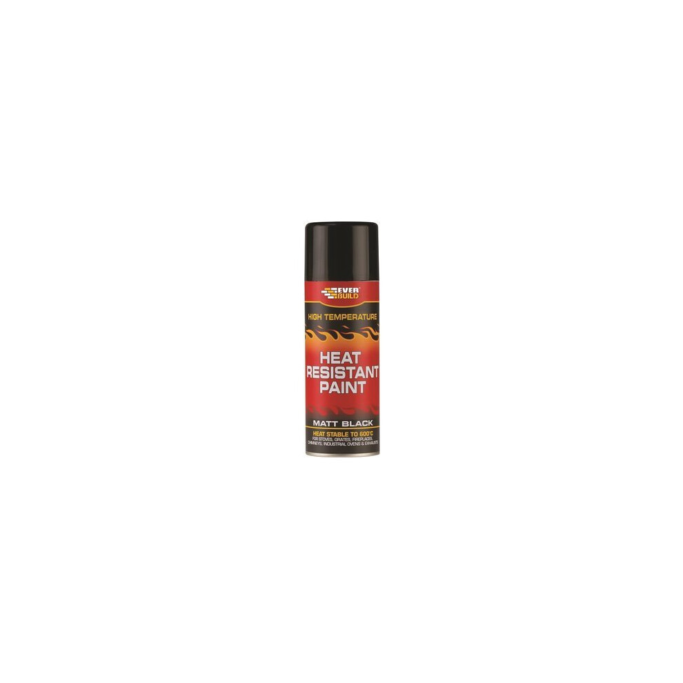 Everbuild Heat Resistant Paint 400ml Aerosol