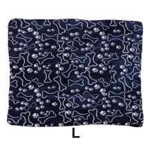 (Blue Bones) Large Indestructible Dog Bed Warm Plush Cushion