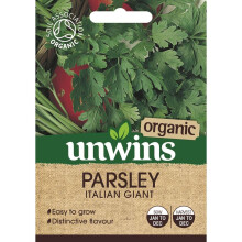 Unwins Grow Your Own Organic Italian Giant Parsley Herb Seeds