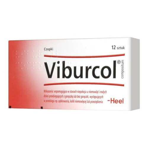 Viburcol Compositum, rectal suppositories, 12 pcs, czopki, Heel