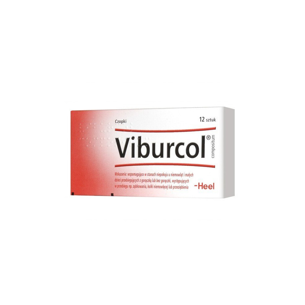 Viburcol Compositum, rectal suppositories, 12 pcs, czopki, Heel