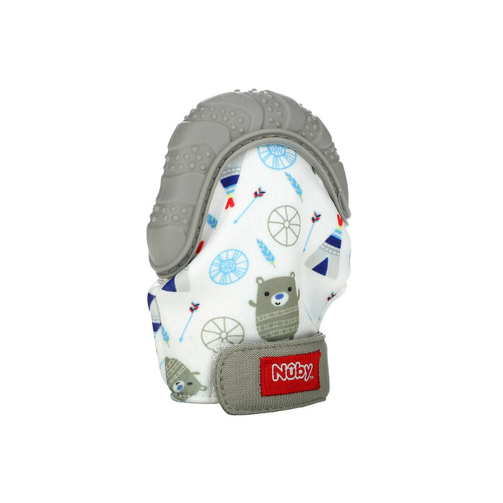 Nuby , Soothing Teether, Happy Hands Teething Mitten, 3+ Months, Bears