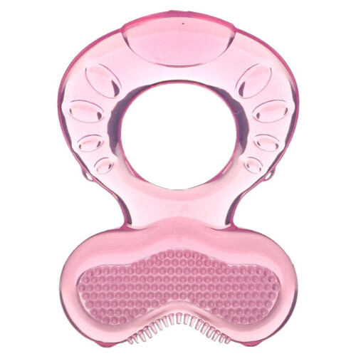Nuby Nuby, Teethe Eez, Soothing Teether, 3+ Months, Pink, 2 Piece Set
