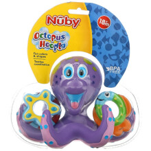 Bade-Spielzeug - NUBY - Interaktive schwimmende Krake - Bade-Ringe - Lila