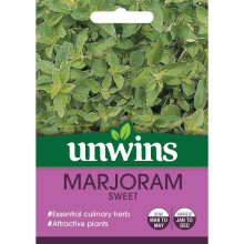 Unwins Grow Your Own Marjoram Sweet Essential Culinary Herb Seeds