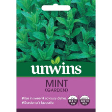 Unwins Grow Your Own Gardens Favourite Widely Grown Mint Herb Seeds