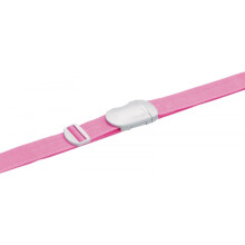 Go Travel Glo Luggage Strap Fully Adjustable Strong Secure Strap Pink
