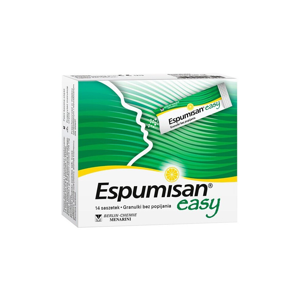 Espumisan Easy 125 mg, granules without washing them, 14 sachets