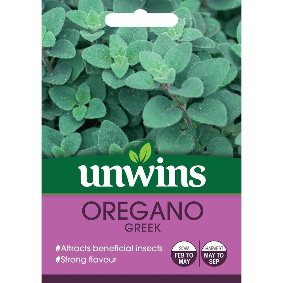 Unwins Grow Your Own Strong Flavoured Greek Oregano Herb Seeds