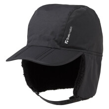 (S/M) Trekmates Brinzlea Sherpa Fleece Lined Gore-Tex Trapper Hat - Black