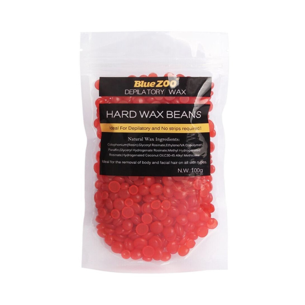Red (Red) Depilatory Hard Wax Beans 100G