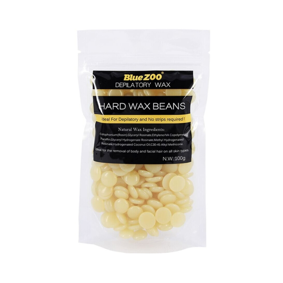 Yellow (Yellow) Depilatory Hard Wax Beans 100G