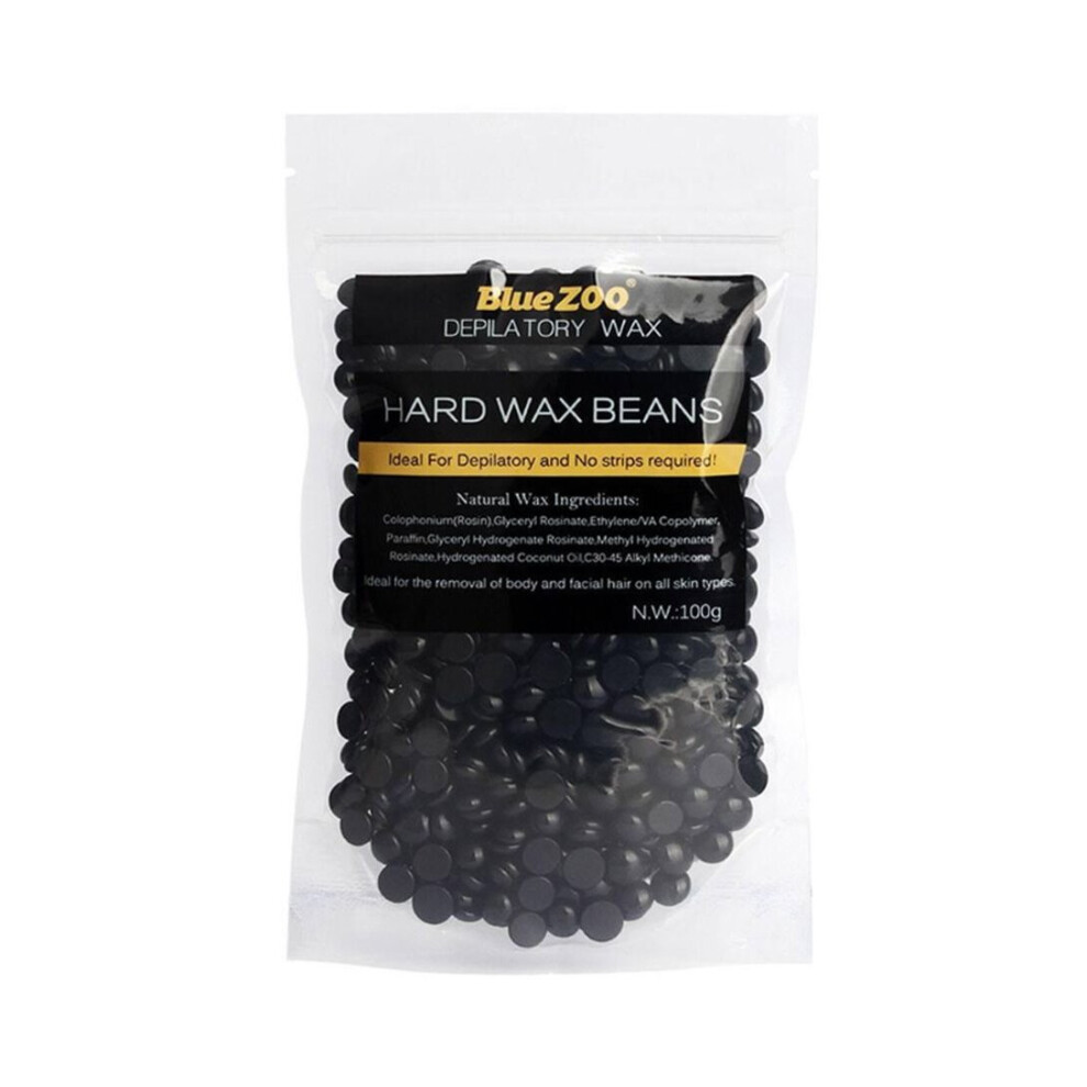 Black (Black) Depilatory Hard Wax Beans 100G