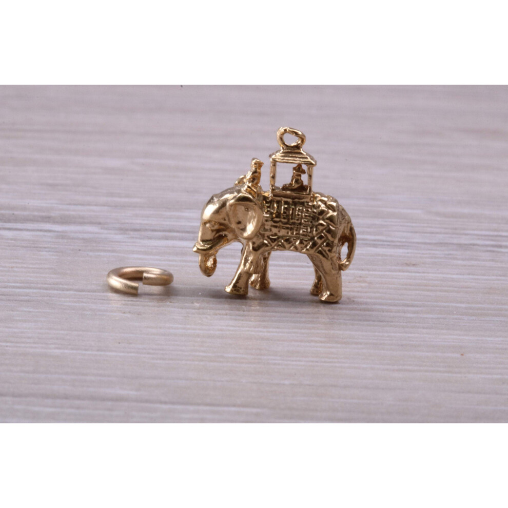 9ct Gold Indian Elephant Charm
