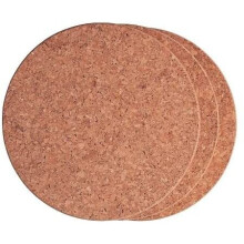 HEAT - Pot stand, cork / 3 pack - 19 cm