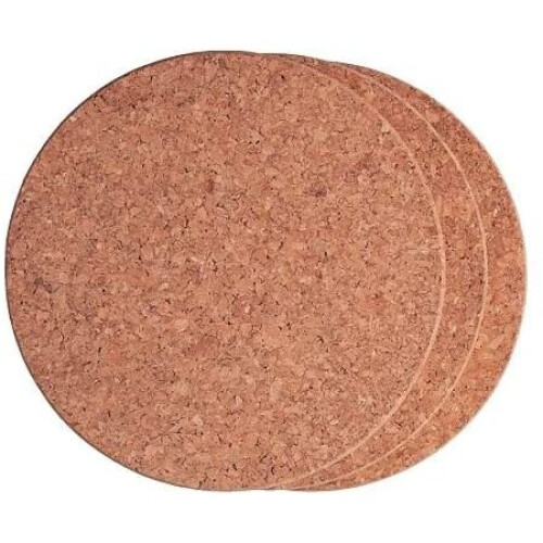 HEAT - Pot stand, cork / 3 pack - 19 cm