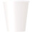 8 white cardboard cups 210 ml 1