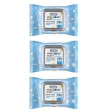 Hyaluronic Acid Skin Renewing Cleansing Facial Wipes with Chamomile