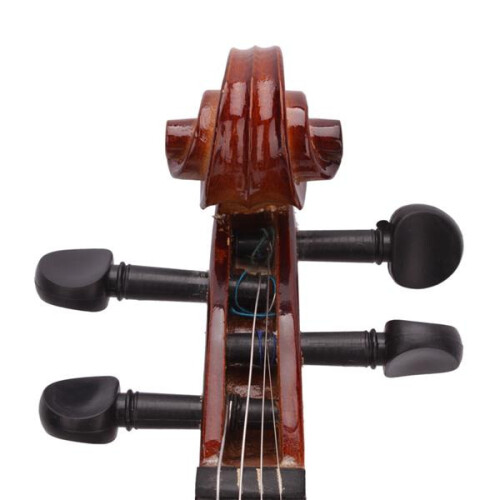 (Natural) 4/4 Full Size Violin Multi-Colors Violin Learner ，Case Bow And Rosin Gift 2