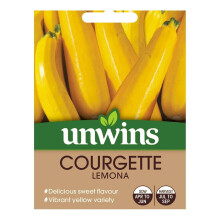 Unwins Grow Your Own Sweet Flavoured Lemona Courgette Vegetable Seeds