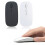 (BLACK) Optical Wireless Mouse 2.4G Receiver Slim Mouse 2