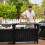 Keter Keter Multifunctional Outdoor Table for BBQ Woodlook Barbecue Storage Table 4