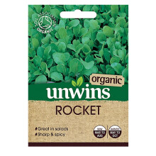 Unwins Grow Your Own Sharp & Spicy Organic Rocket Herb Seeds