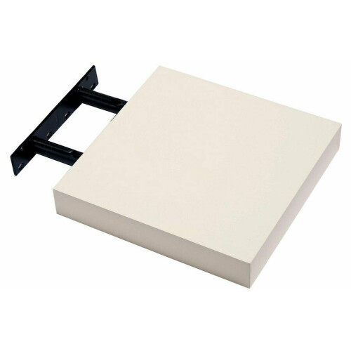 Spot On Dealz High Gloss Wall Floating Shelf/Shelves White Display Storage Unit 24cm G-0303