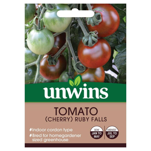 Unwins Unwins Grow Your Own Cherry Ruby Falls Tomato Vegetable Seeds