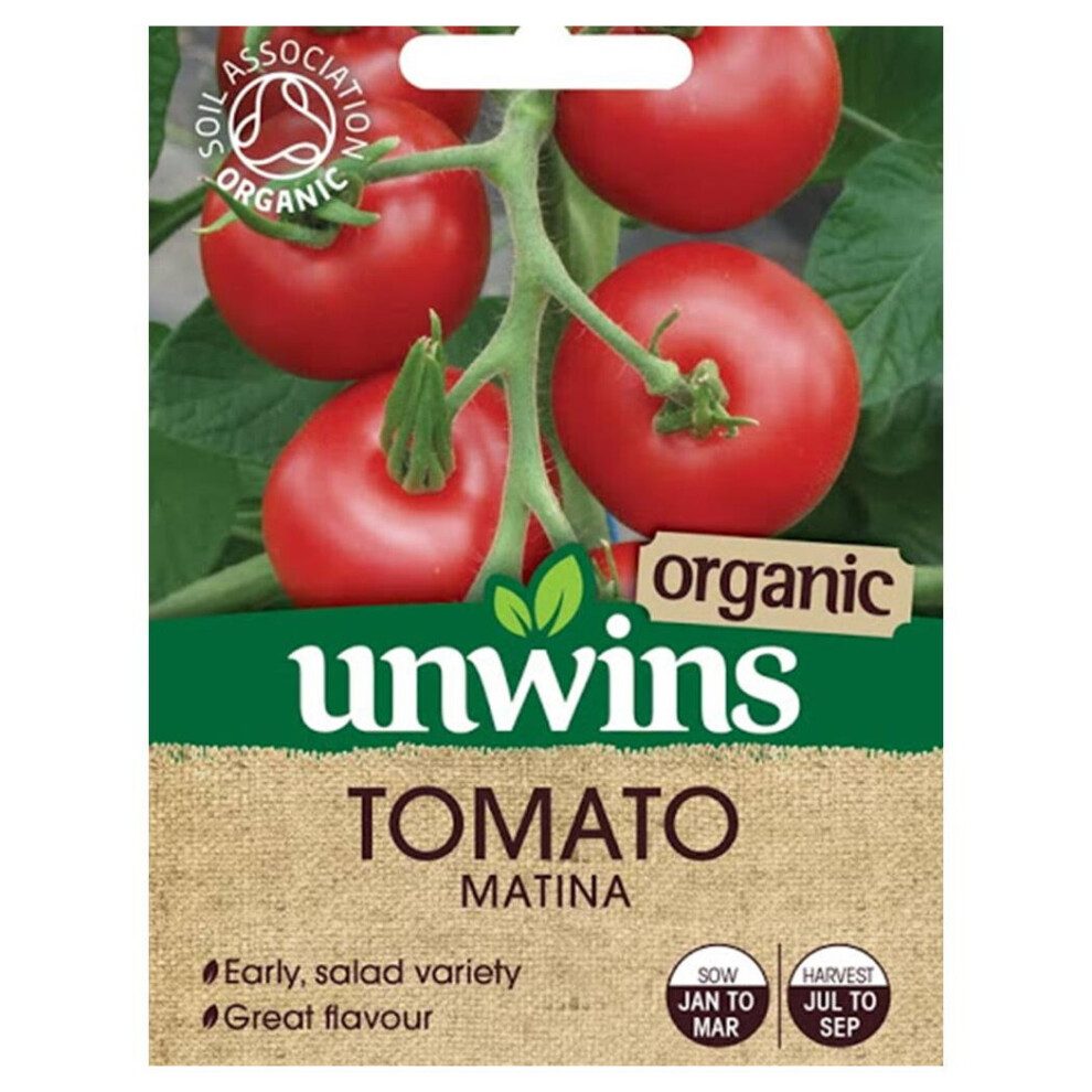 Unwins Grow Your Own Great Flavoured Matina Tomato Vegetable Seeds