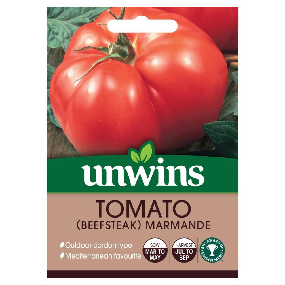 Unwins Grow Your Own Beefsteak Marmande Tomato Vegetable Seeds