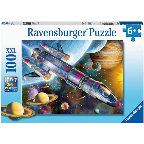 Ravensburger Ravensburger Αποστολή στο Διάστημα Παιδικό Παζλ - 100 Τεμάχια | Βελτιώνει Δεξιότητες