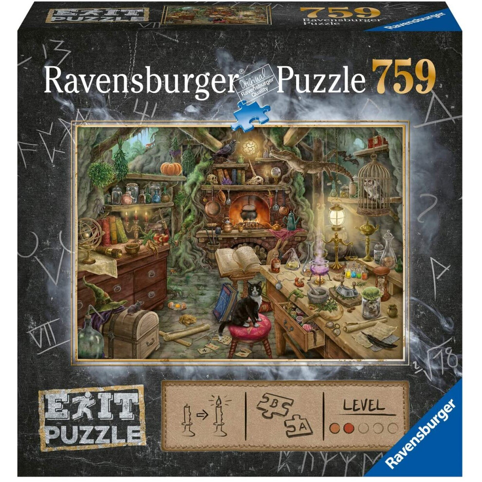 Ravensburger Exit Puzzle – Witch's Kitchen 759Pc Mystery Jigsaw Puzzle